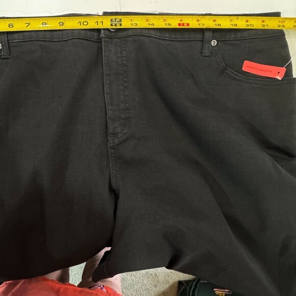 St. Johns Bay Jeans Womens 24W Black Bootcut Secretly Slender Mid-Rise Pants NEW - Picture 13 of 16